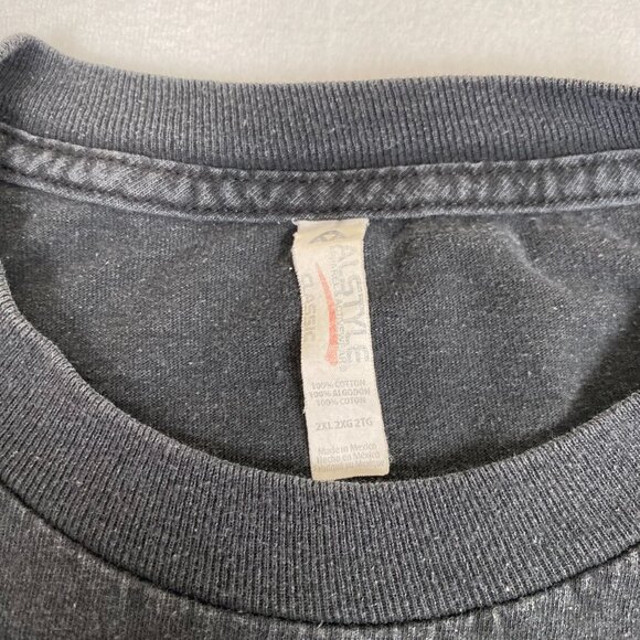 Moor Morocco Native American Flag Red Yellow Gold Graphic Black Cotton Tee XXL - Picture 4 of 4